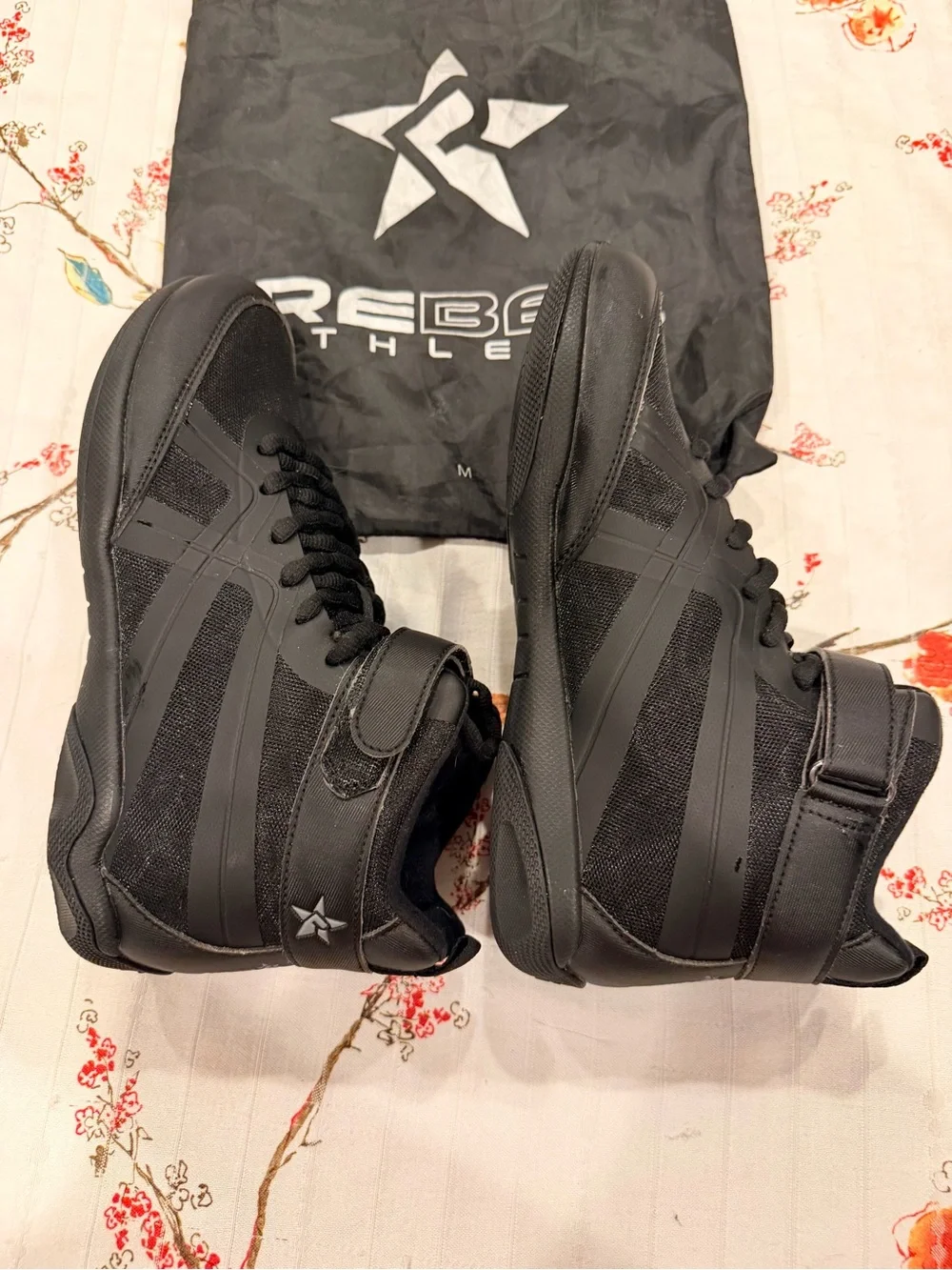 Rebel Athletic Black High Top Cheer Shoes Women’s 6.5 EU 38.5 | Never Worn